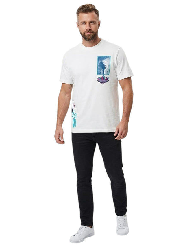 Image for Men's Printed Top,White