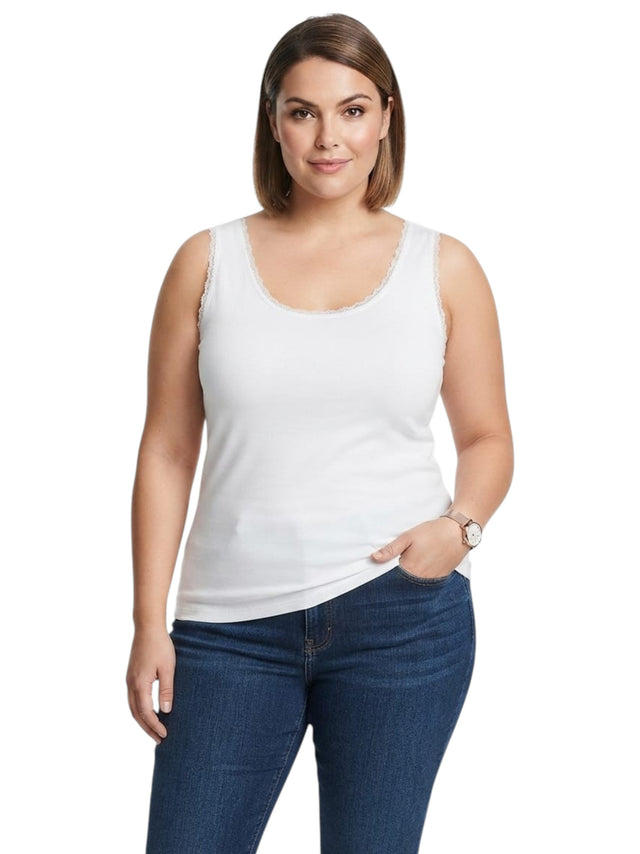 Image for Women's Plain Top,White