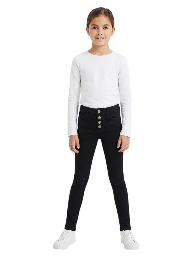 Image for Kids Girl's Plain Jeans,Black