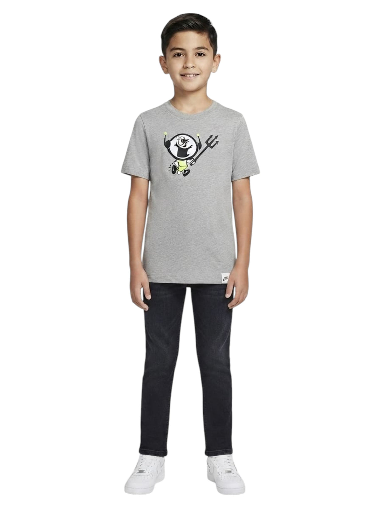 Image for Kids Boy's Printed Top,Grey