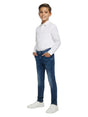 Image for Kids Boy's Washed Jeans,Blue