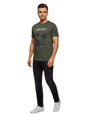 Image for Men's Printed Top,Olive