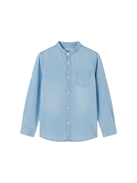Image for Kids Boy's Plain Dress Shirt,Blue