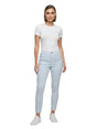 Image for Women's Printed Pants,White/Blue