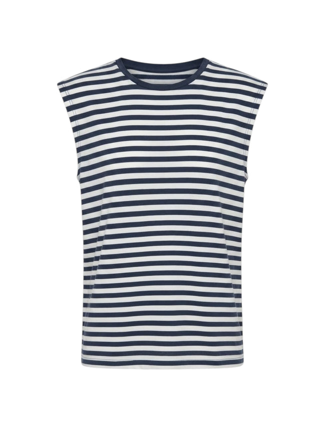 Image for Kids Girl's Stripped Top,Navy