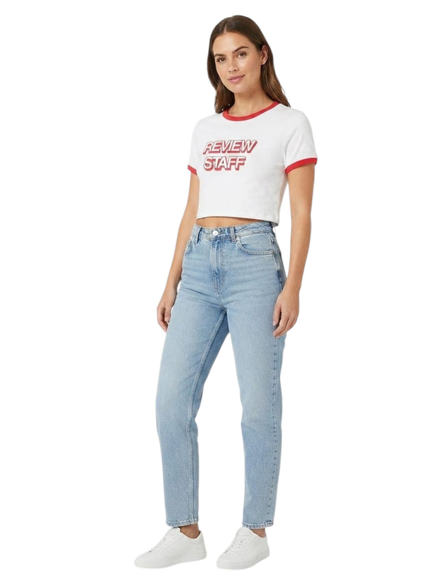 Image for Women's Printed Top,White