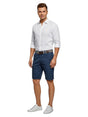 Image for Men's Textured Short With Belt,Navy