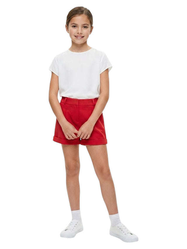 Image for Kids Girl's Plain Short,Red