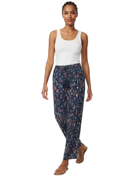 Image for Women's Printed Pants,Navy