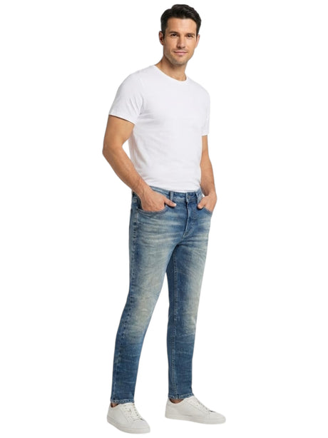 Image for Men's Plain Jeans,Blue