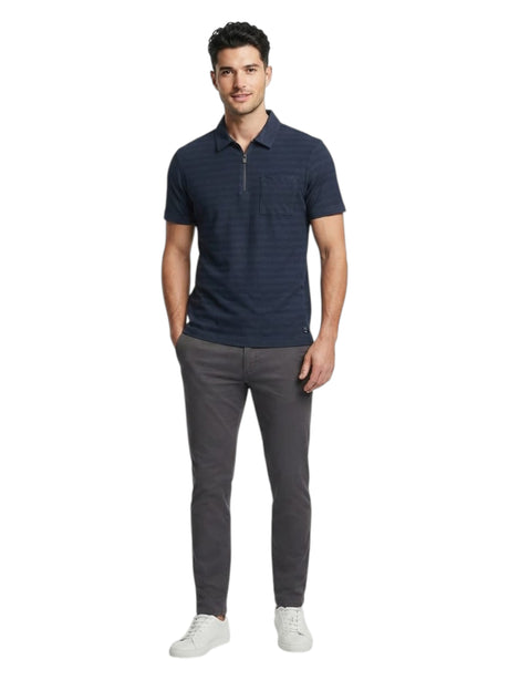 Image for Men's Textured Top,Navy
