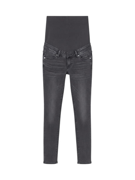 Image for Women's Plain Pregnant Jeans,Dark Grey