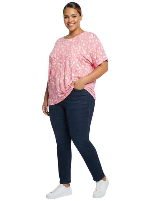 Image for Women's Floral Printed Top,Multi