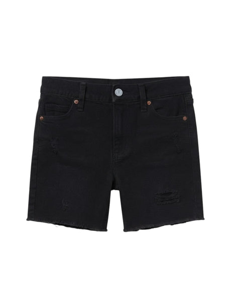 Image for Kids Girl's Ripped Jeans Short,Black