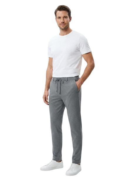 Image for Men's Plain Solid Pant,Grey