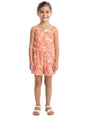 Image for Kids Girl's Printed Jumpsuit,Orange