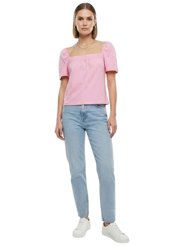 Image for Women's Plain Solid Top,Pink