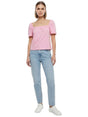 Image for Women's Plain Solid Top,Pink