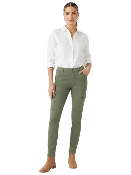 Image for Women's Plain Pants,Olive