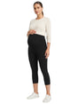Image for Women's Plain Maternity Leggings,Black