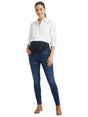 Image for Women's Plain Pregnant Jeans,Blue