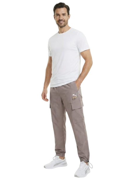Image for Men's Plain Pants,Brown