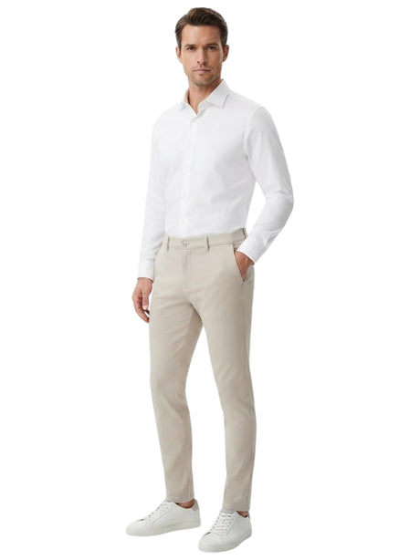 Image for Men's Plain Classic Pants,Beige