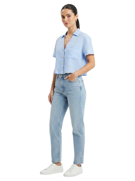 Image for Women's Plain Dress,Shirt,Blue