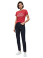 Image for Women's Printed Top,Red