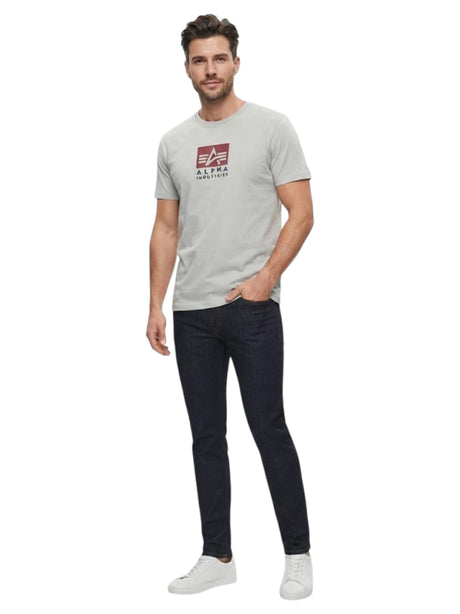 Image for Men's Printed Logo Top,Grey