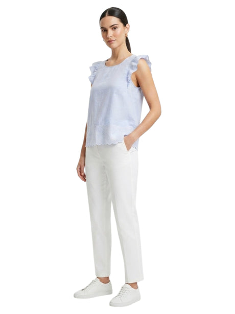 Image for Women's Stripped Top,Light Purple