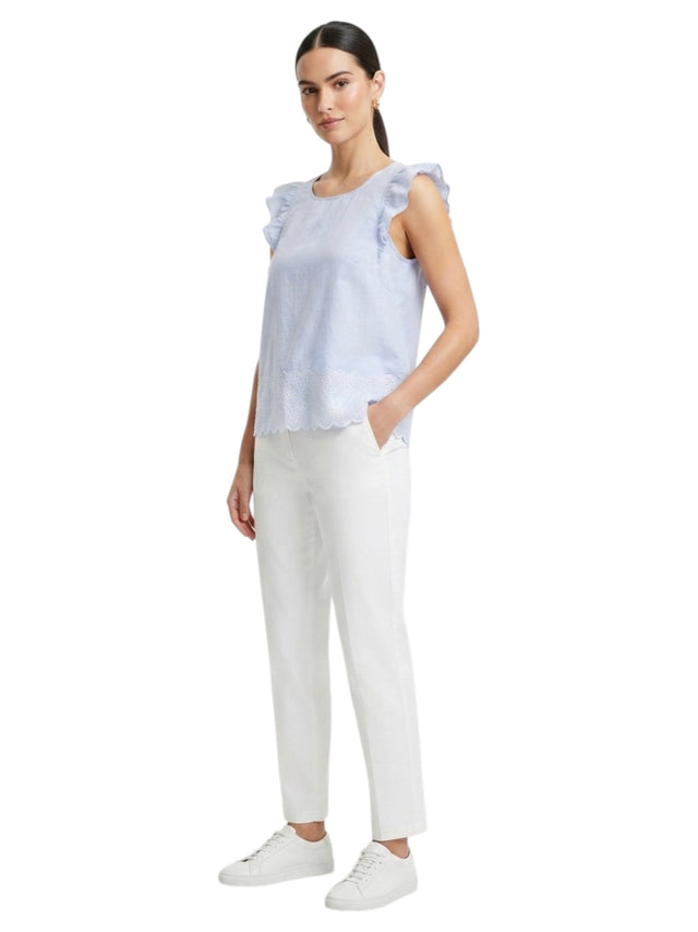 Image for Women's Stripped Top,Light Purple