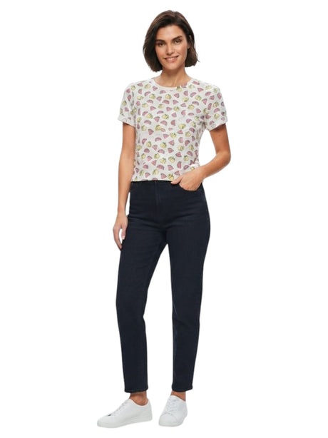 Image for Women's Printed Top,White