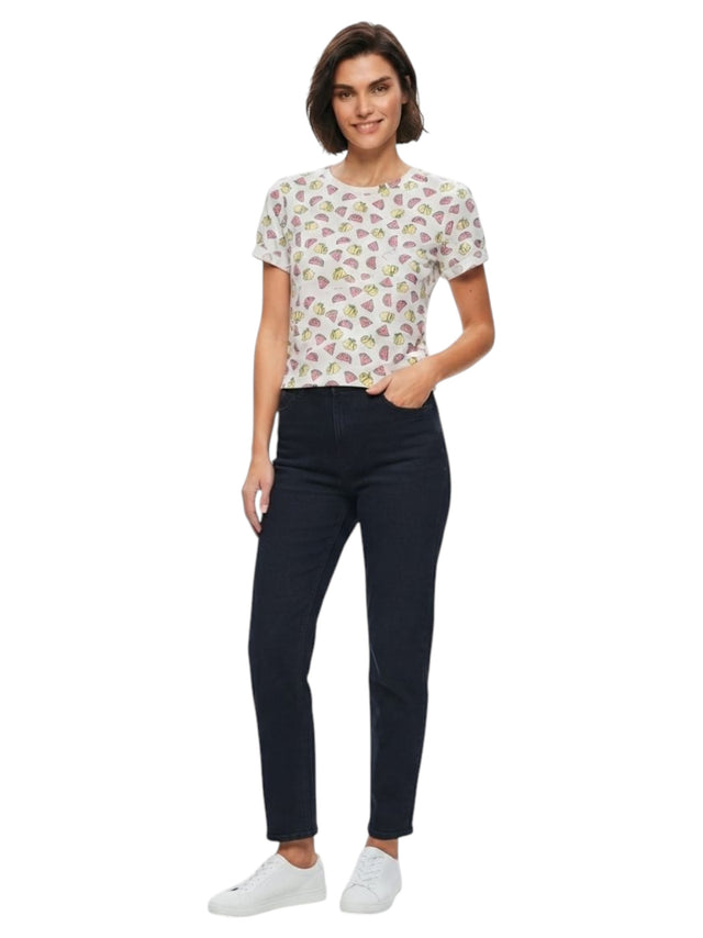 Image for Women's Printed Top,White