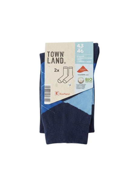 Image for Men's Printed Long Thin Socks Set 2Pieces,Multi