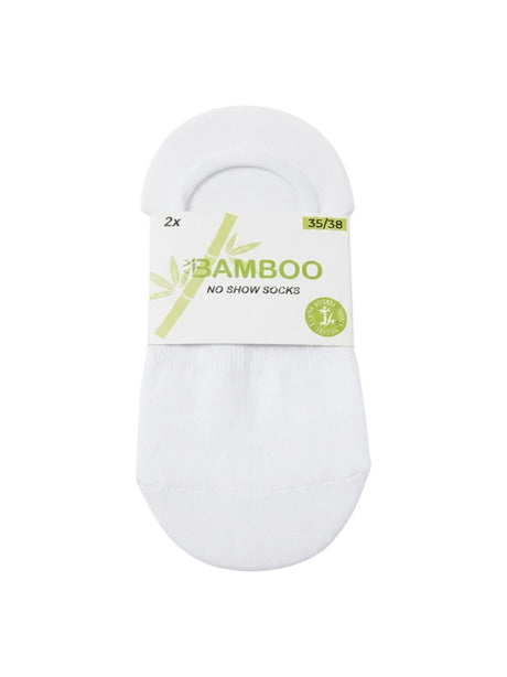 Image for Women's Plain Solid Socks 2Pieces,White