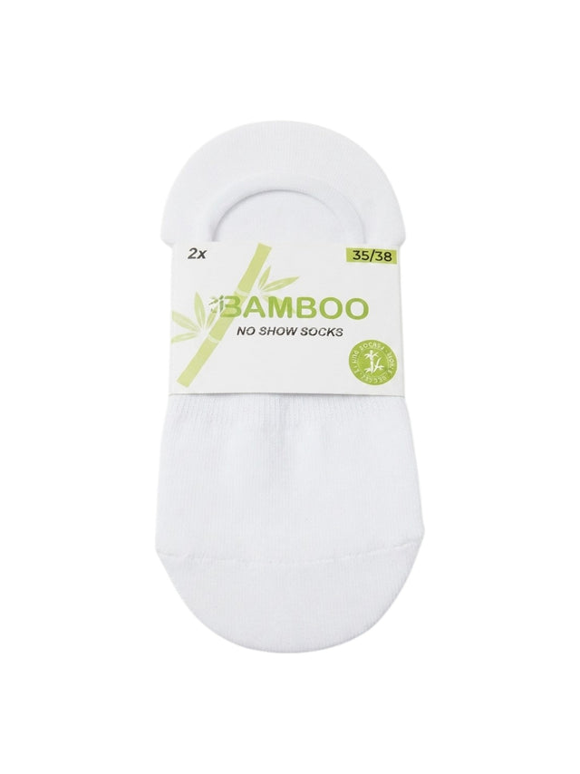 Image for Women's Plain Solid Socks 2Pieces,White