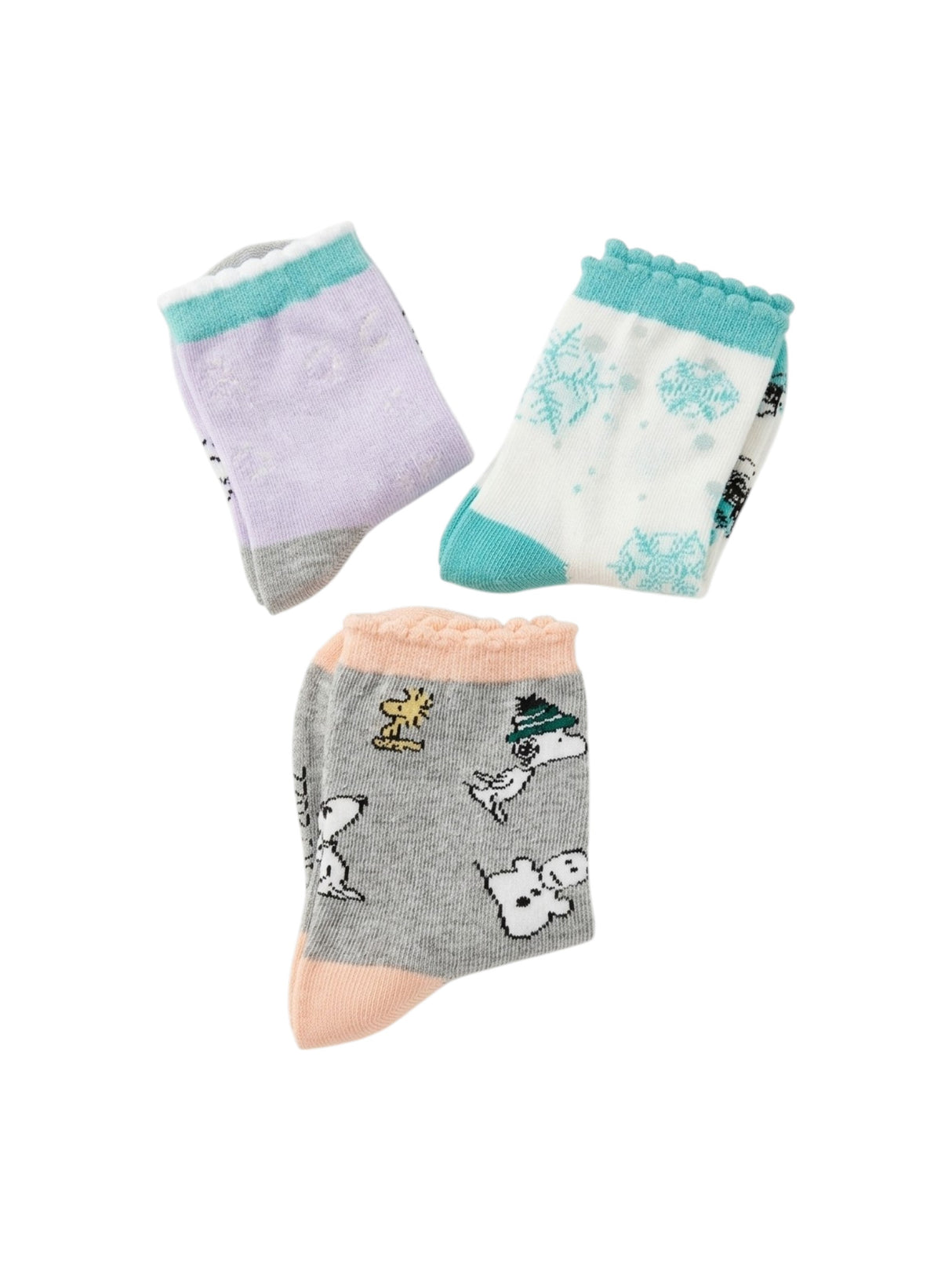 Image for Kids Girl's Printed Socks Set 3Pieces,Multi