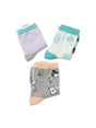 Image for Kids Girl's Printed Socks Set 3Pieces,Multi