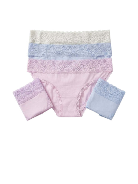 Image for  Women's Lace Slip Set 5Pieces,Multi