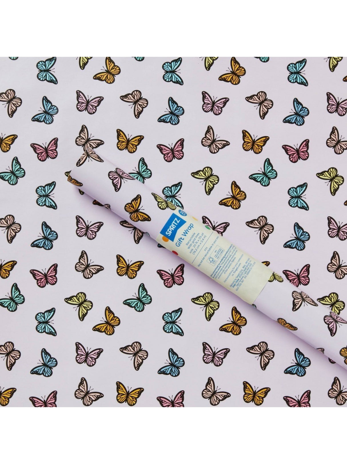 Image for Gift Roll Wrap Butterflies
