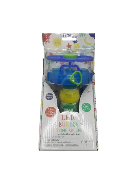 Image for Led Bubble Flying Saucer Toy
