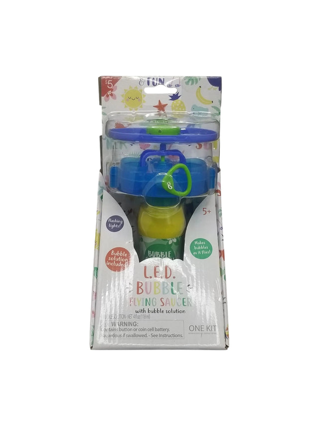 Image for Led Bubble Flying Saucer Toy