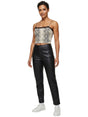 Image for Women's Printed Crop Top,Multi