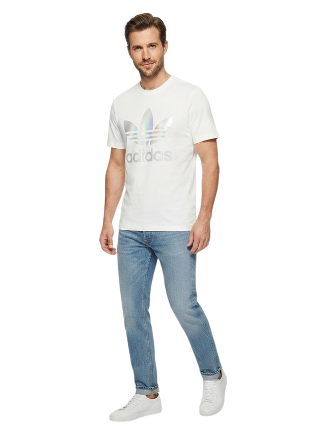Image for Men's Brand Logo Printed Top,White