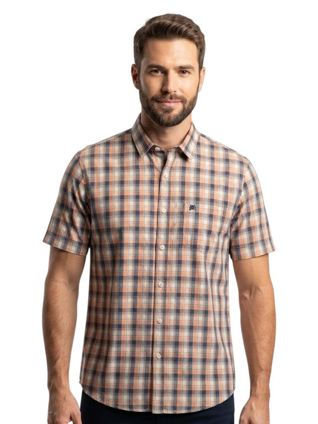 Image for Men's Plaid Dress Shirt,Multi