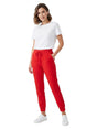 Image for Women's Plain Solid Pant,Red