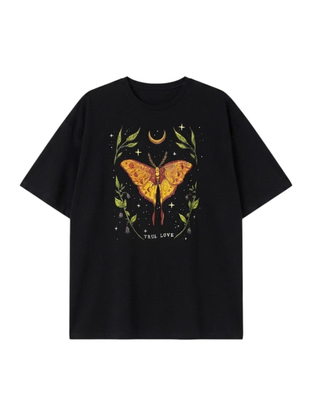 Image for Women's Printed Top,Black