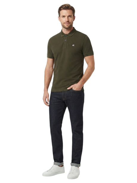 Image for Men's Plain Solid Top,Olive