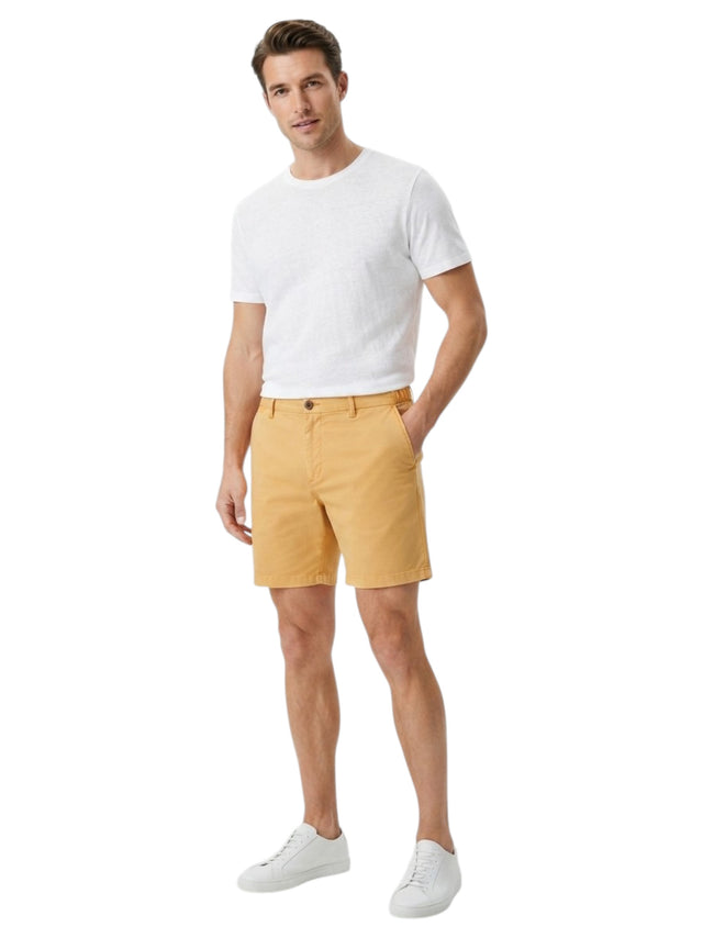 Image for Men's Plain Solid Short,Light Mustard
